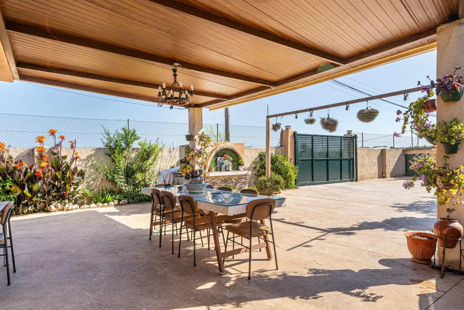 Terraza de Finca rústica en venta en  Palma de Mallorca con Aire acondicionado, Calefacción y Jardín privado