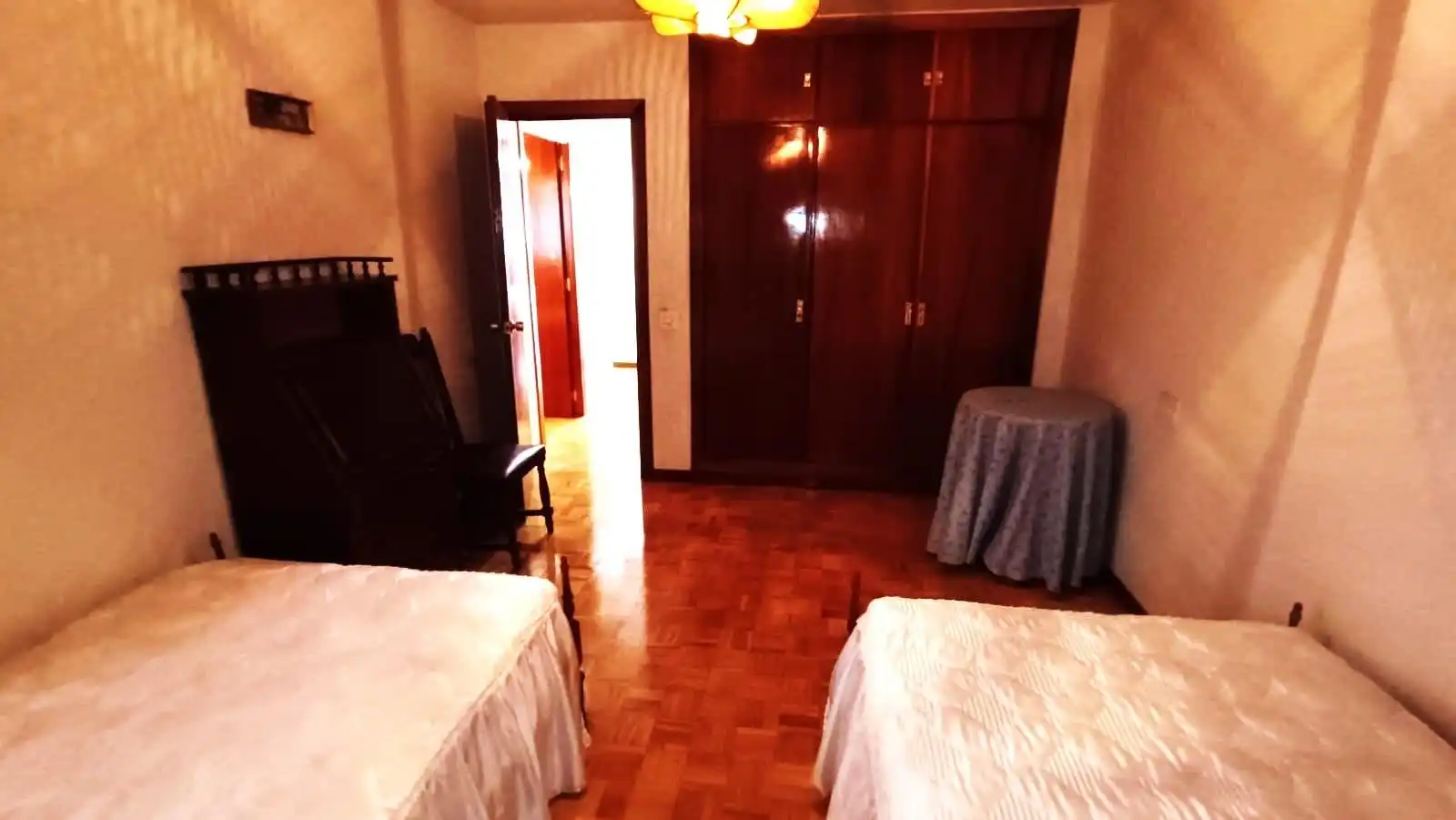 Bedroom of Flat for sale in Zamora Capital   with Heating, Parquet flooring and Terrace