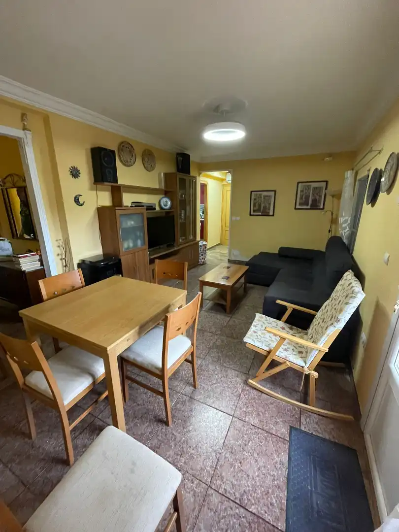 Sala d'estar de Casa o xalet en venda en Villalpardo amb Aire condicionat, Jardí privat i Terrassa