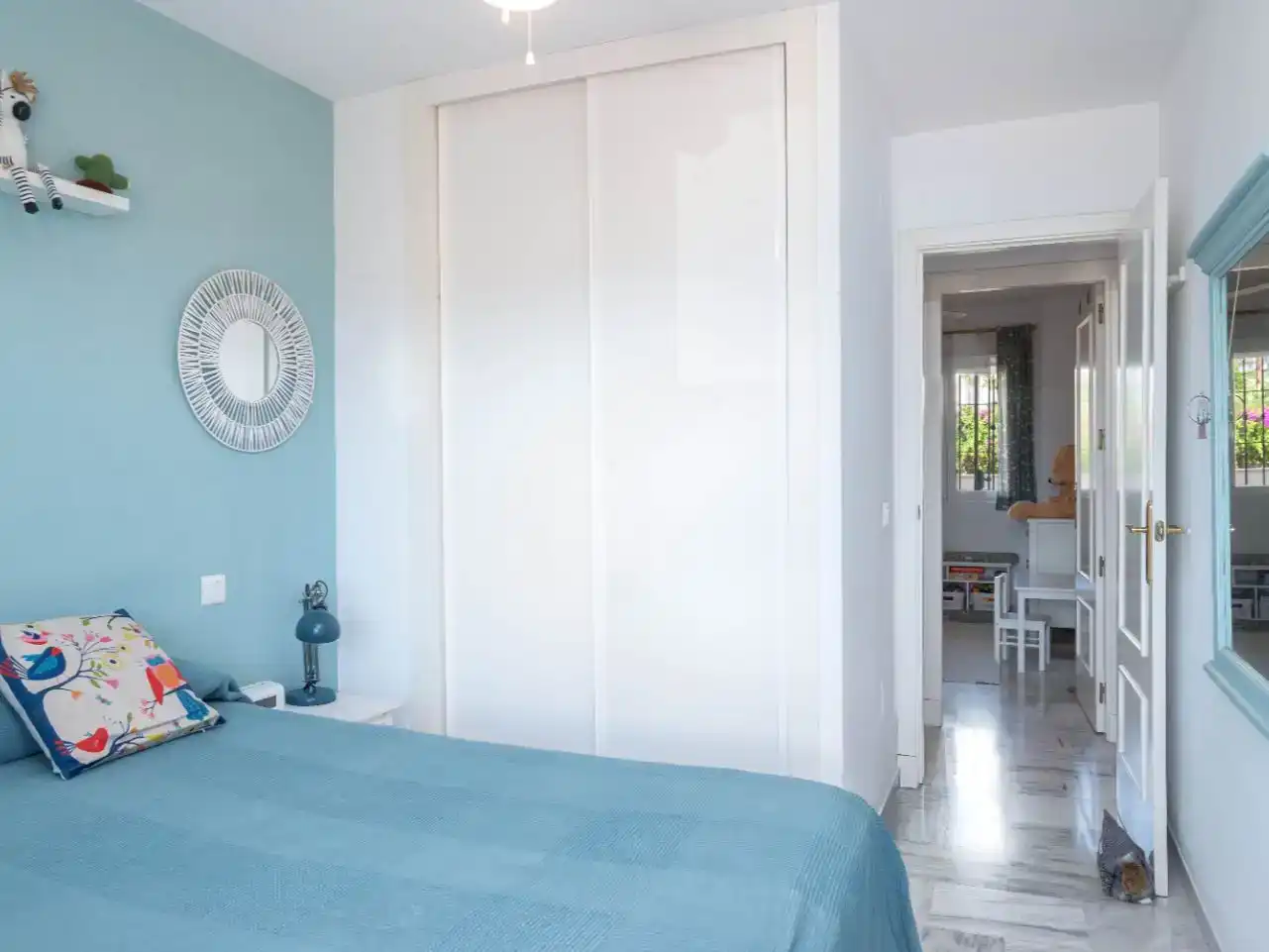 Bedroom of Flat for sale in Mijas  with Air Conditioner, Storage room and Swimming Pool