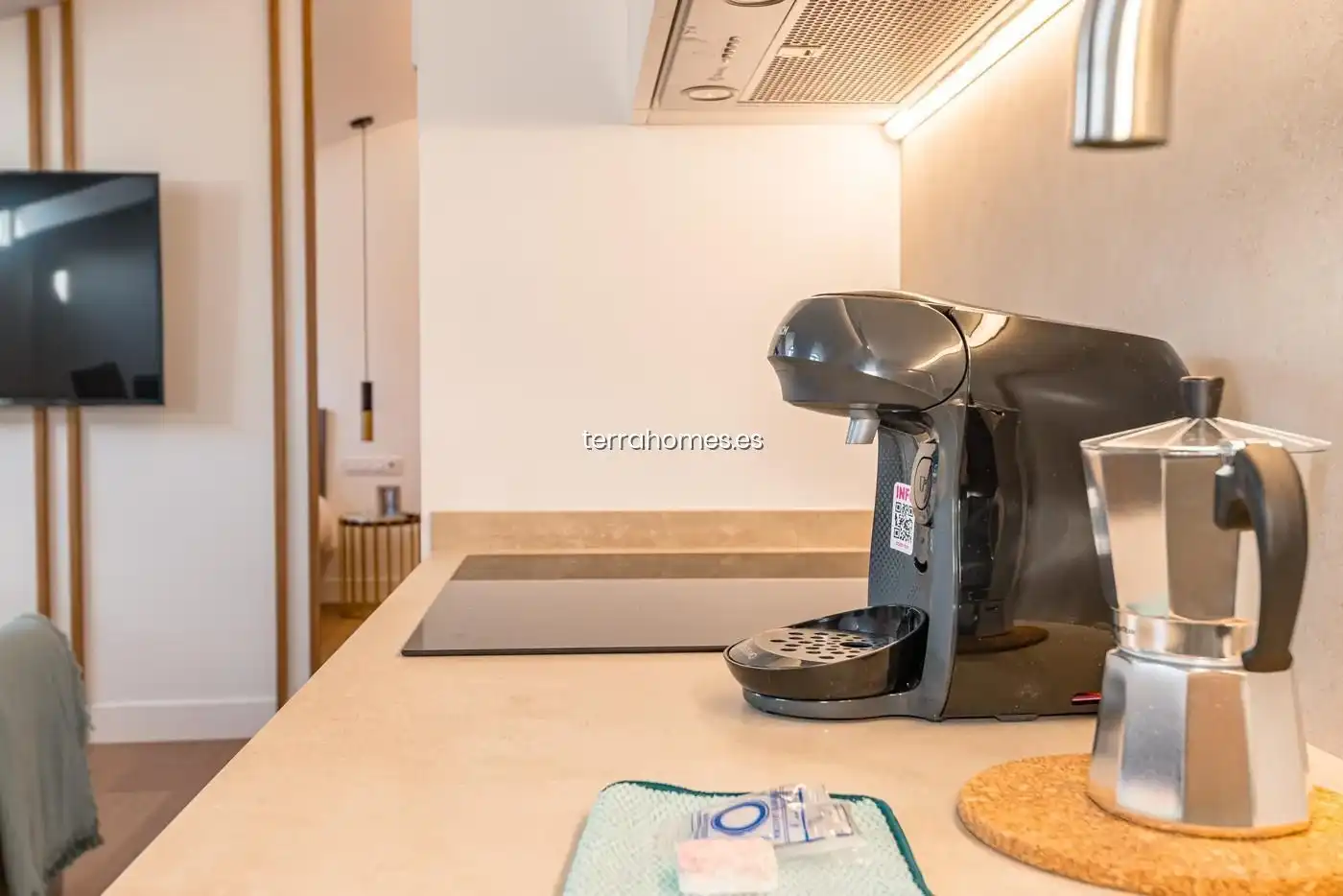Cocina de Apartamento en venta en Madrid con Aire acondicionado y Amueblado