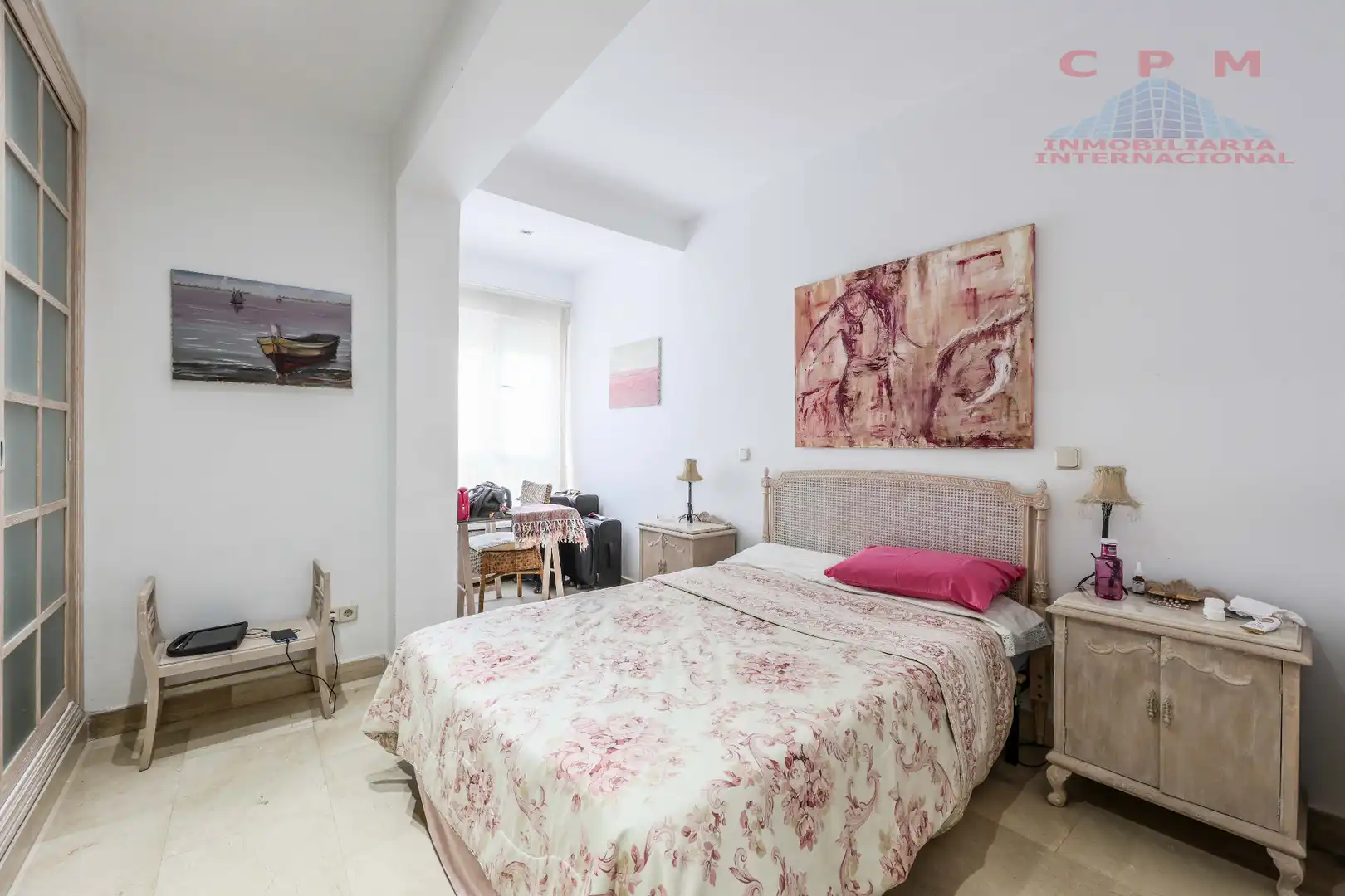 Bedroom of Flat for rent in Madrid  with Air Conditioner, Heating and Parquet flooring