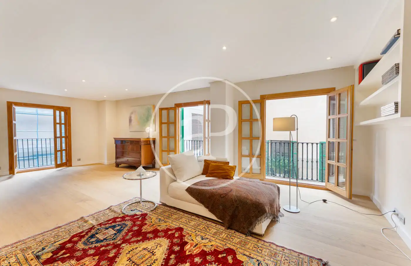 Wohnzimmer von Wohnung zum Verkauf in  Palma de Mallorca mit Klimaanlage, Heizung und Balkon