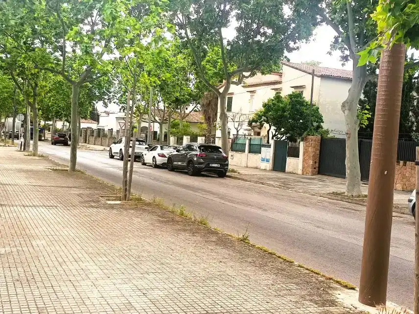 Exterior view of Flat for sale in  Palma de Mallorca  with Private garden, Parquet flooring and Furnished