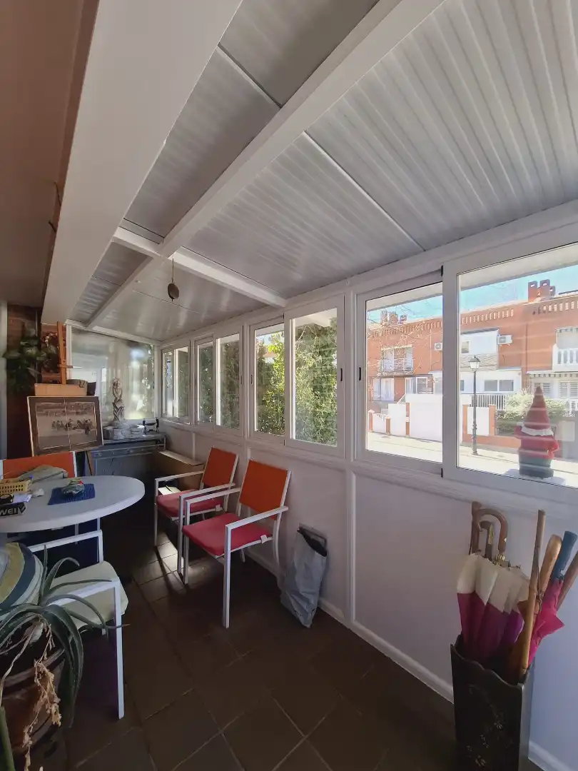 Terraza de Casa adosada en venta en Villaviciosa de Odón con Aire acondicionado, Calefacción y Jardín privado