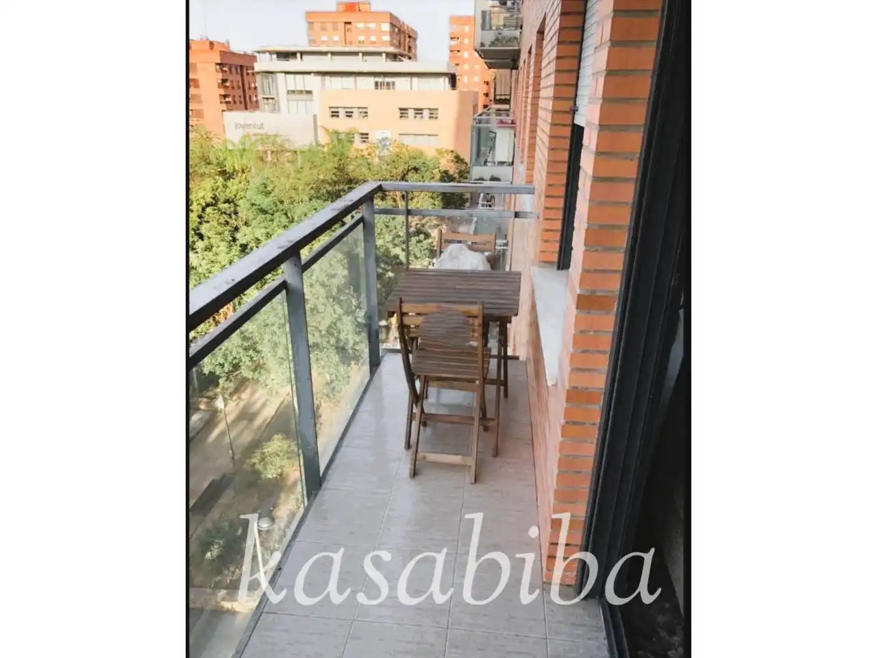 Terrasse von Wohnung zur Miete in Valencia mit Klimaanlage, Heizung und Möbliert