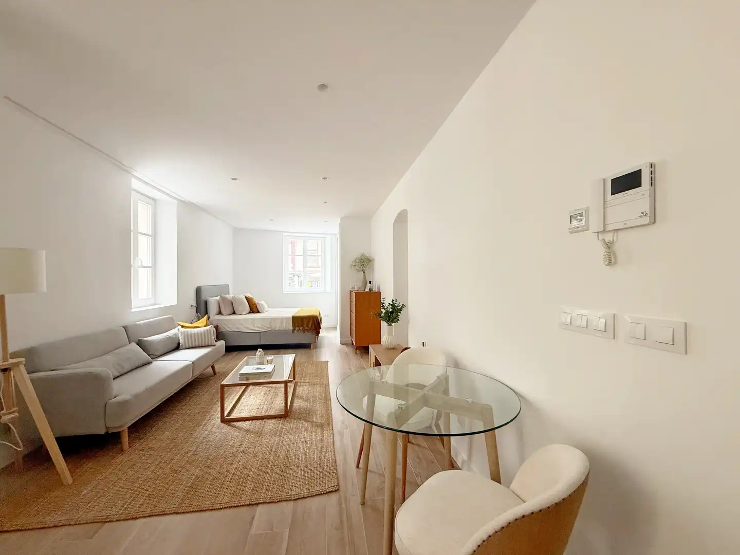 Sala de estar de Loft de alquiler en A Coruña Capital  con Calefacción y Amueblado