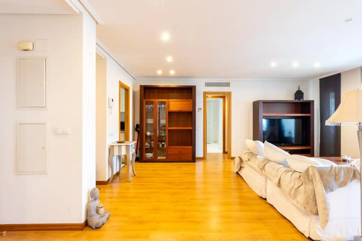 Living room of Flat for rent in Alboraya  with Air Conditioner, Heating and Private garden