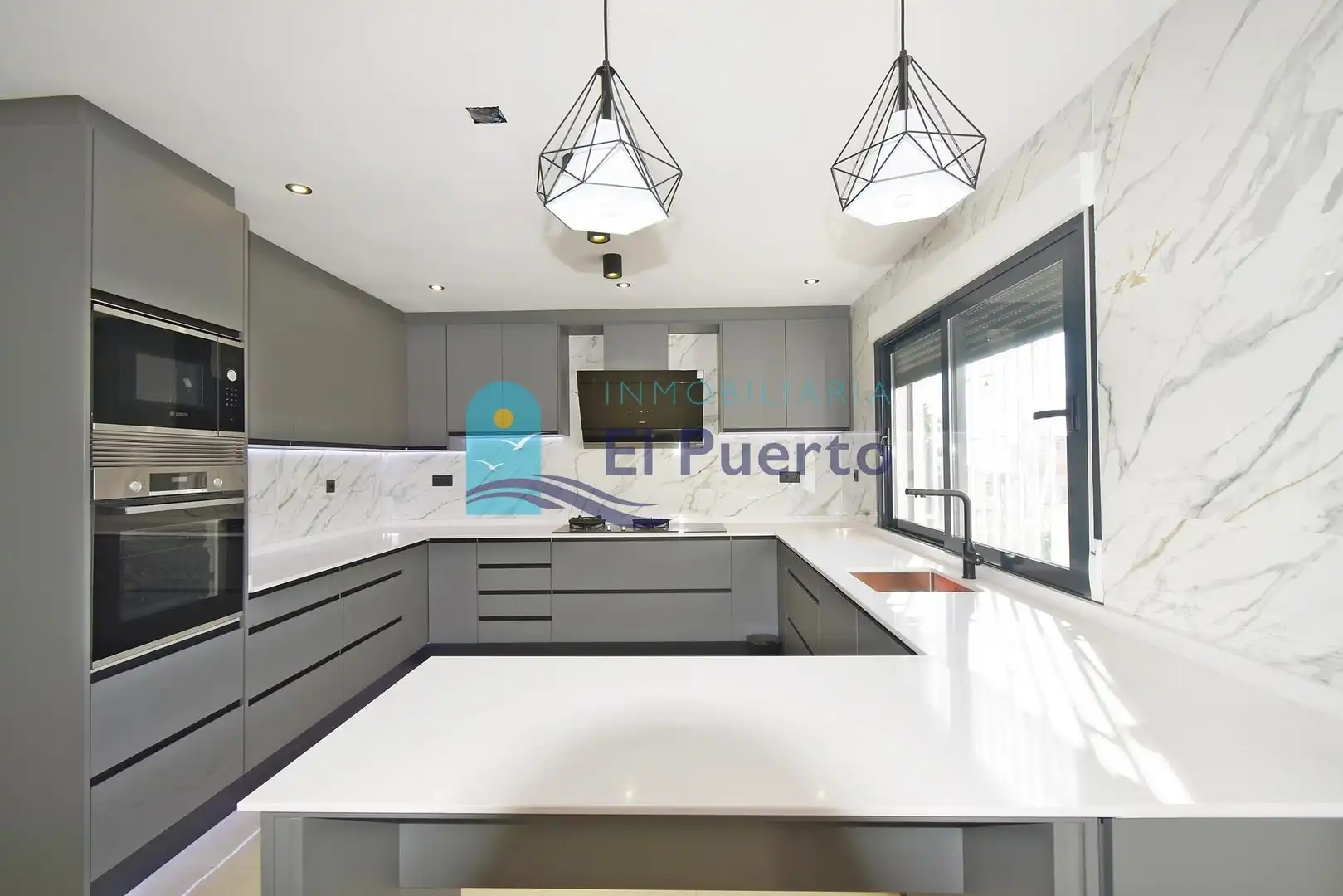 Cocina de Casa o chalet en venta en Mazarrón con Jardín privado, Terraza y Trastero