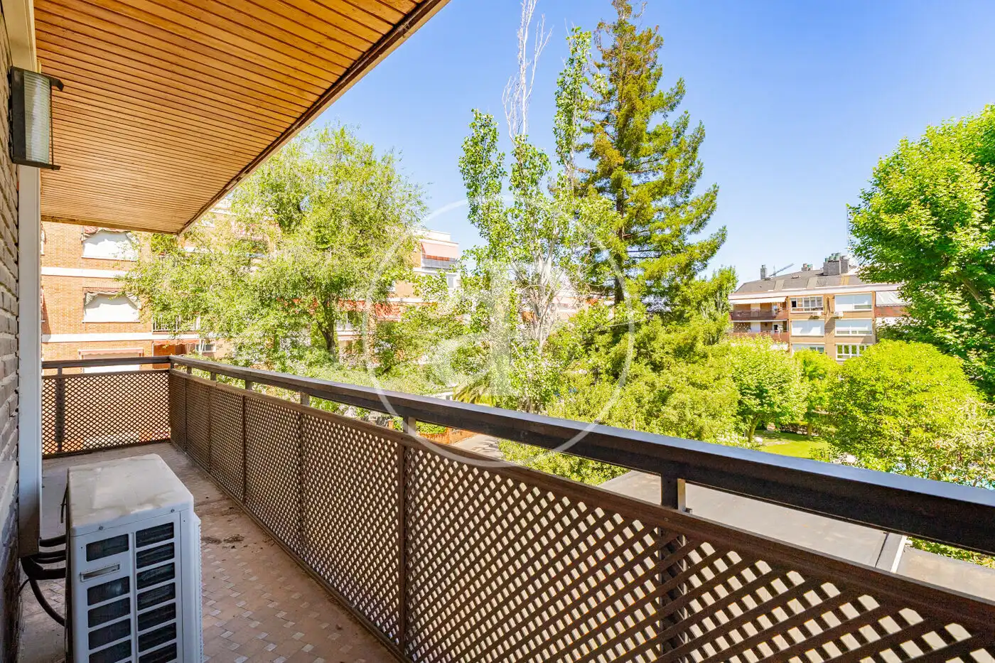 Terraza de Piso de alquiler en Madrid con Aire acondicionado, Calefacción y Jardín privado