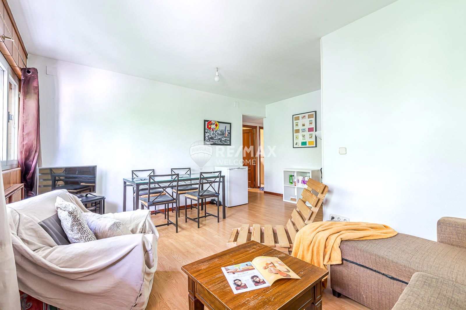 Living room of Flat for sale in  Madrid Capital  with Heating