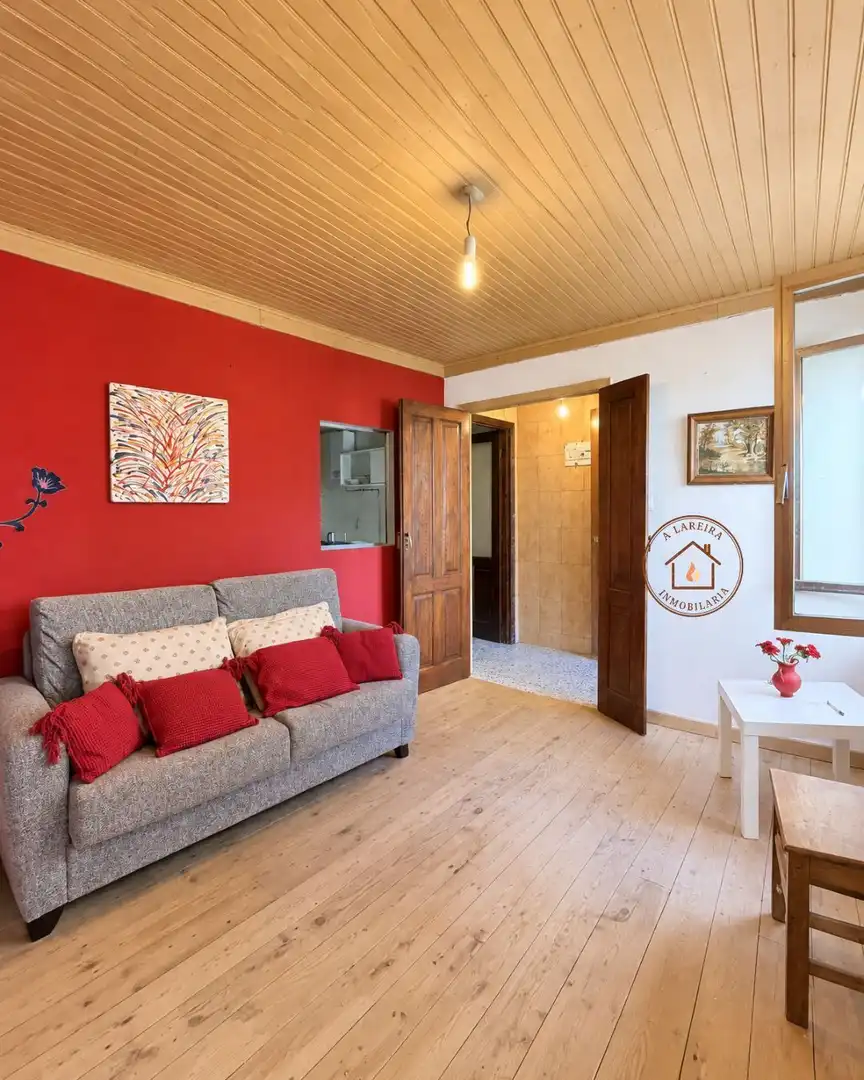 Sala de estar de Finca rústica en venta en Lobios, Ourense
