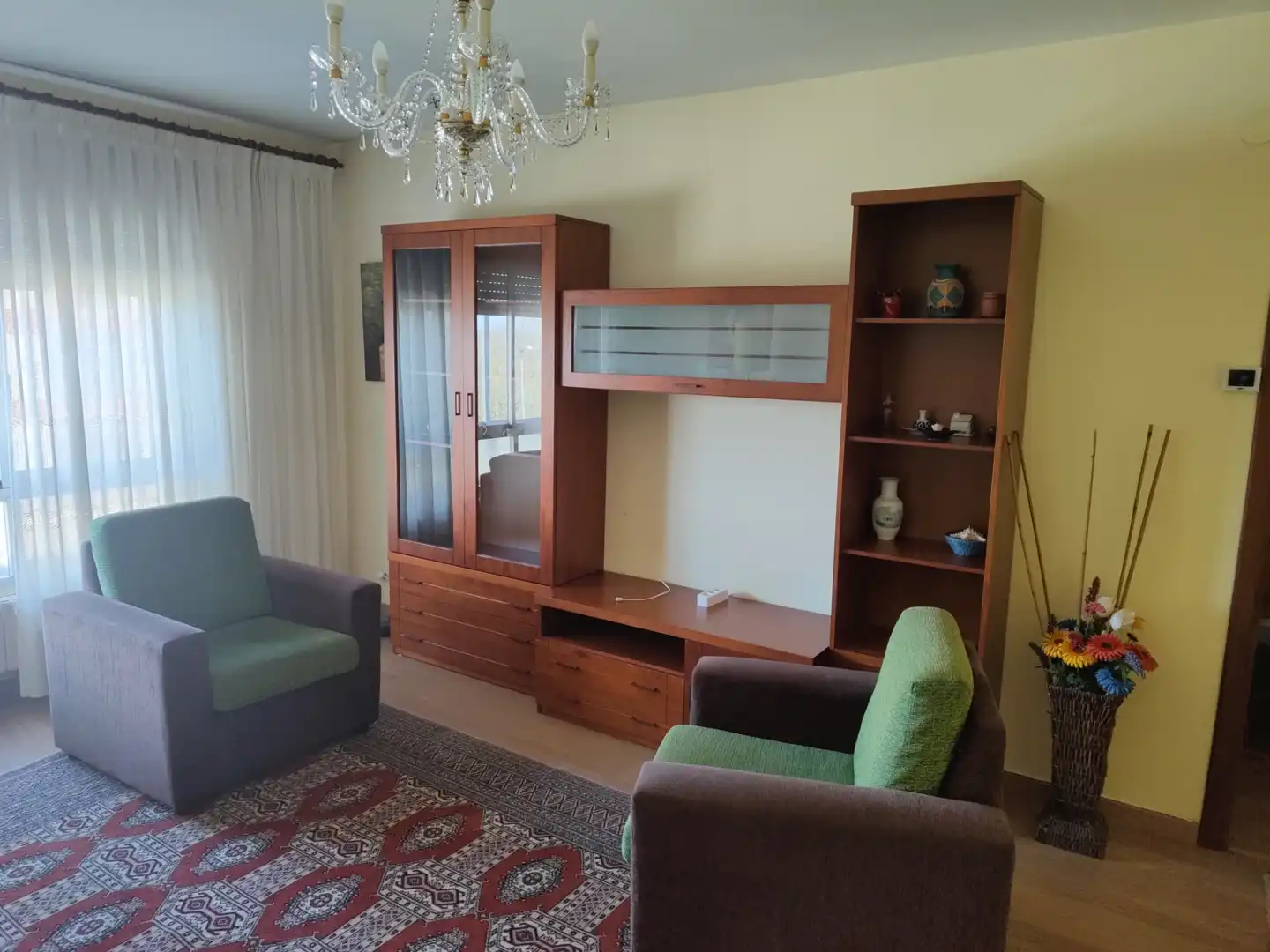 Sala d'estar de Apartament de lloguer en Lugo Capital amb Calefacció i Moblat