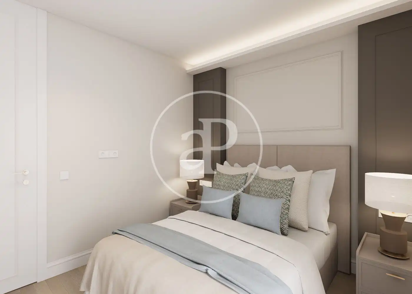 Schlafzimmer von Wohnung zum Verkauf in Madrid mit Klimaanlage, Heizung und Möbliert