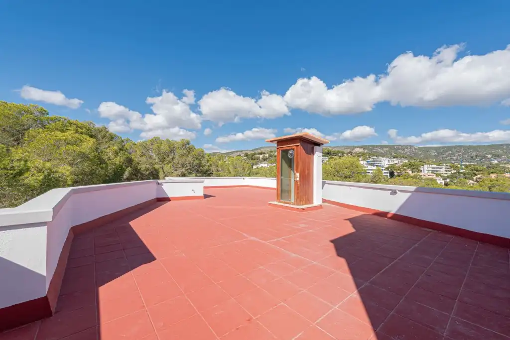 Terrasse von Dachboden zum Verkauf in Calvià mit Klimaanlage, Heizung und Terrasse