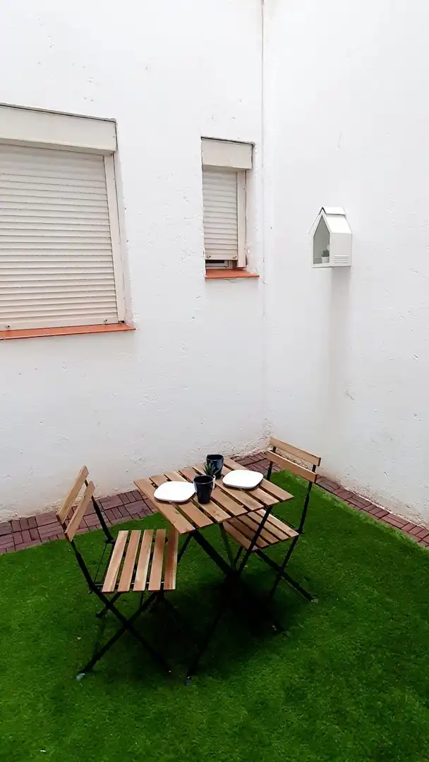 Terrace of Flat for rent in Madrid  with Air Conditioner, Heating and Private garden