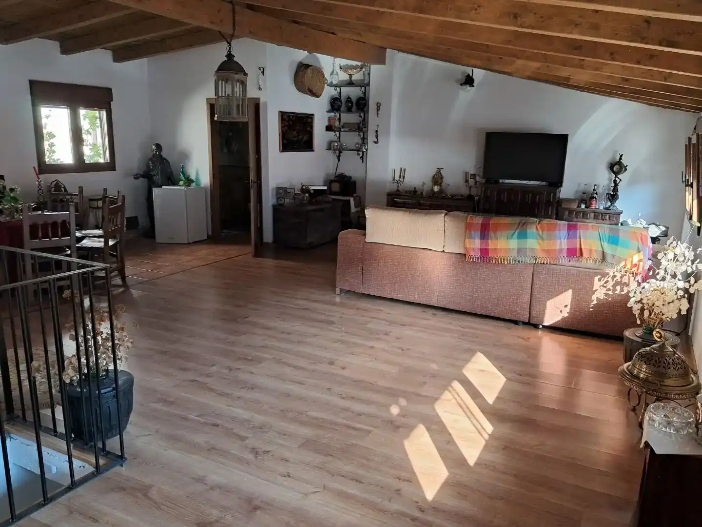 Sala de estar de Piso en venta en Caminomorisco con Parquet, Trastero y Amueblado