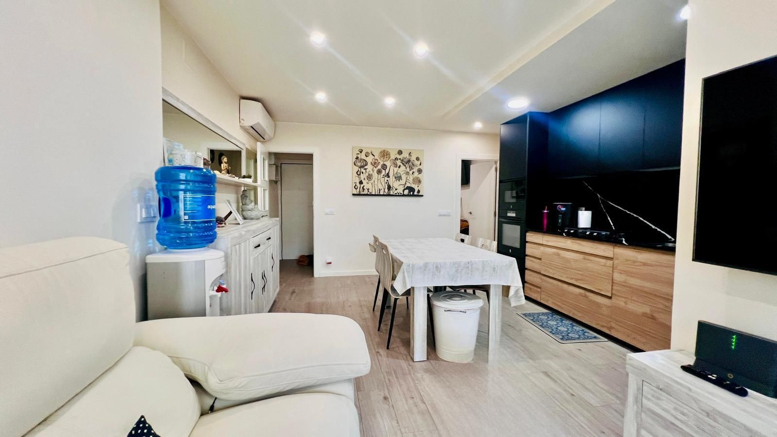 Kitchen of Apartment for sale in Badalona  with Air Conditioner and Balcony