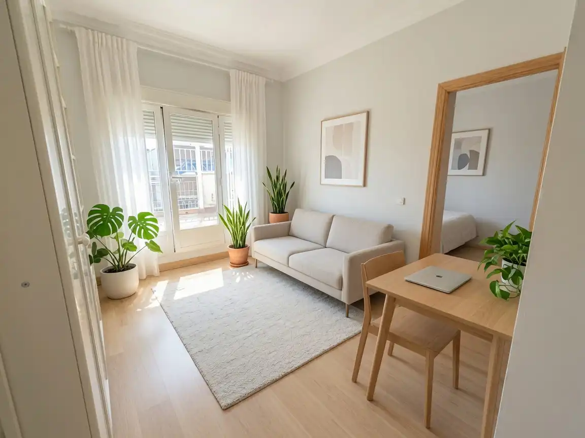 Sala d'estar de Àtic en venda en Madrid amb Aire condicionat, Calefacció i Parquet