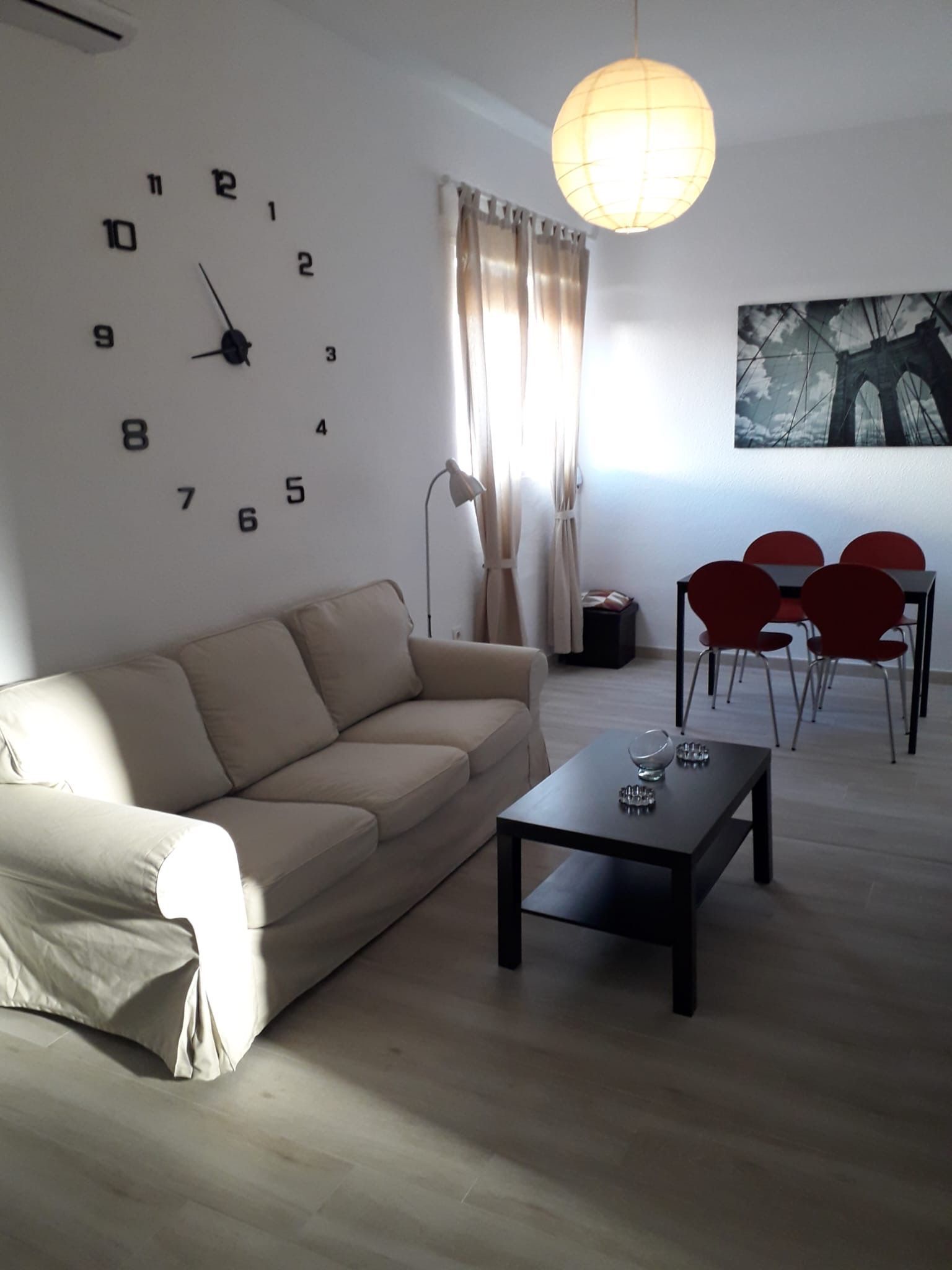 Sala d'estar de Pis en venda en Málaga Capital amb Aire condicionat i Moblat