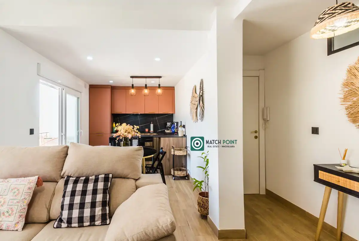 Sala de estar de Piso de alquiler en Almuñécar con Amueblado