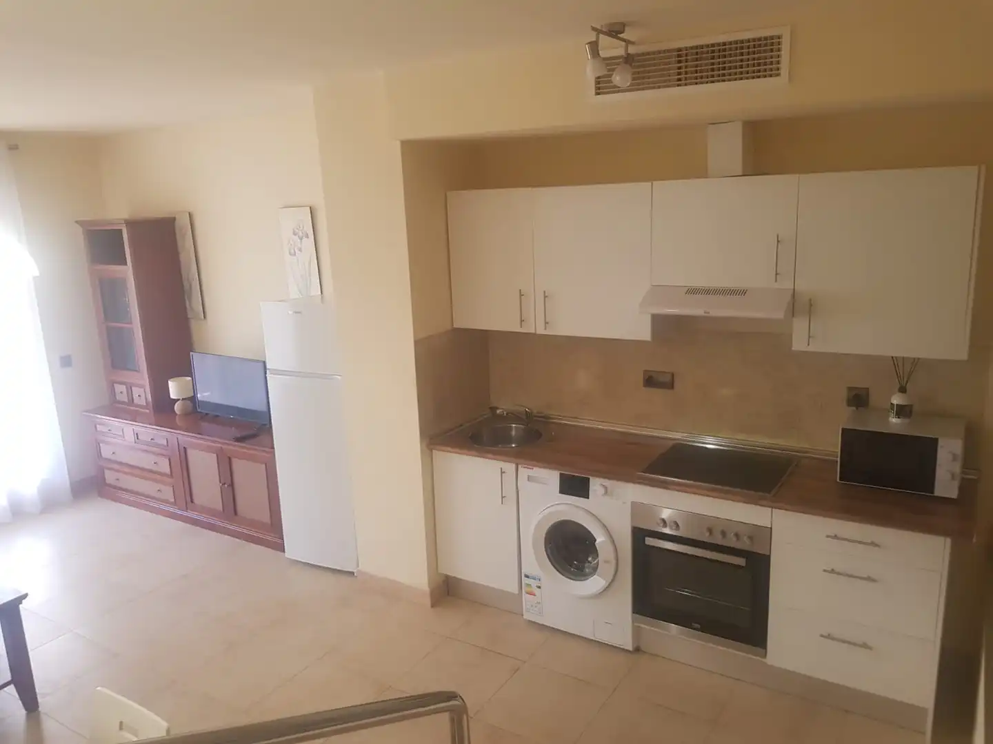 Kitchen of Flat for rent in Vícar  with Air Conditioner, Heating and Terrace