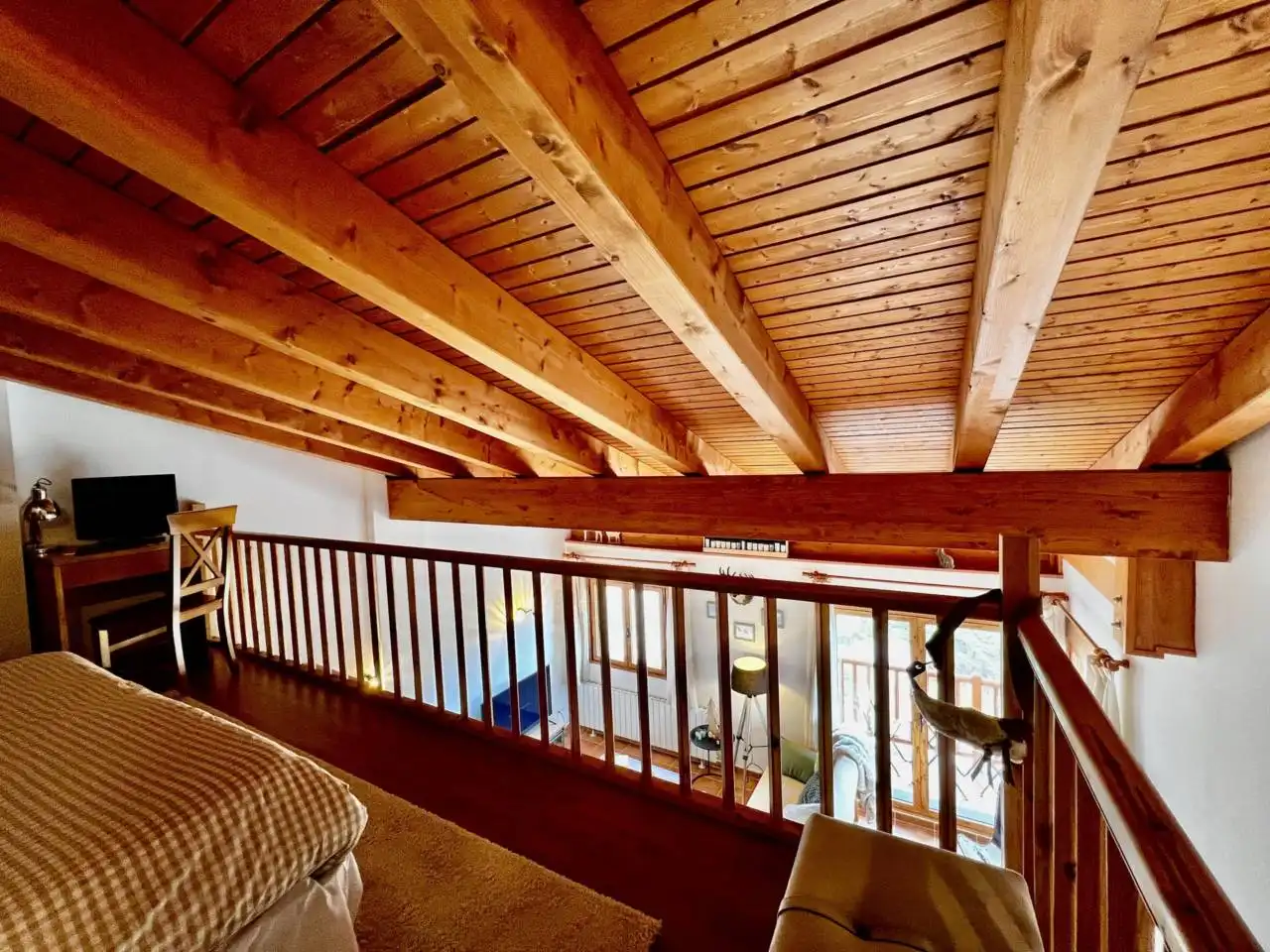 Terraza de Apartamento de alquiler en Alp con Calefacción, Terraza y Amueblado