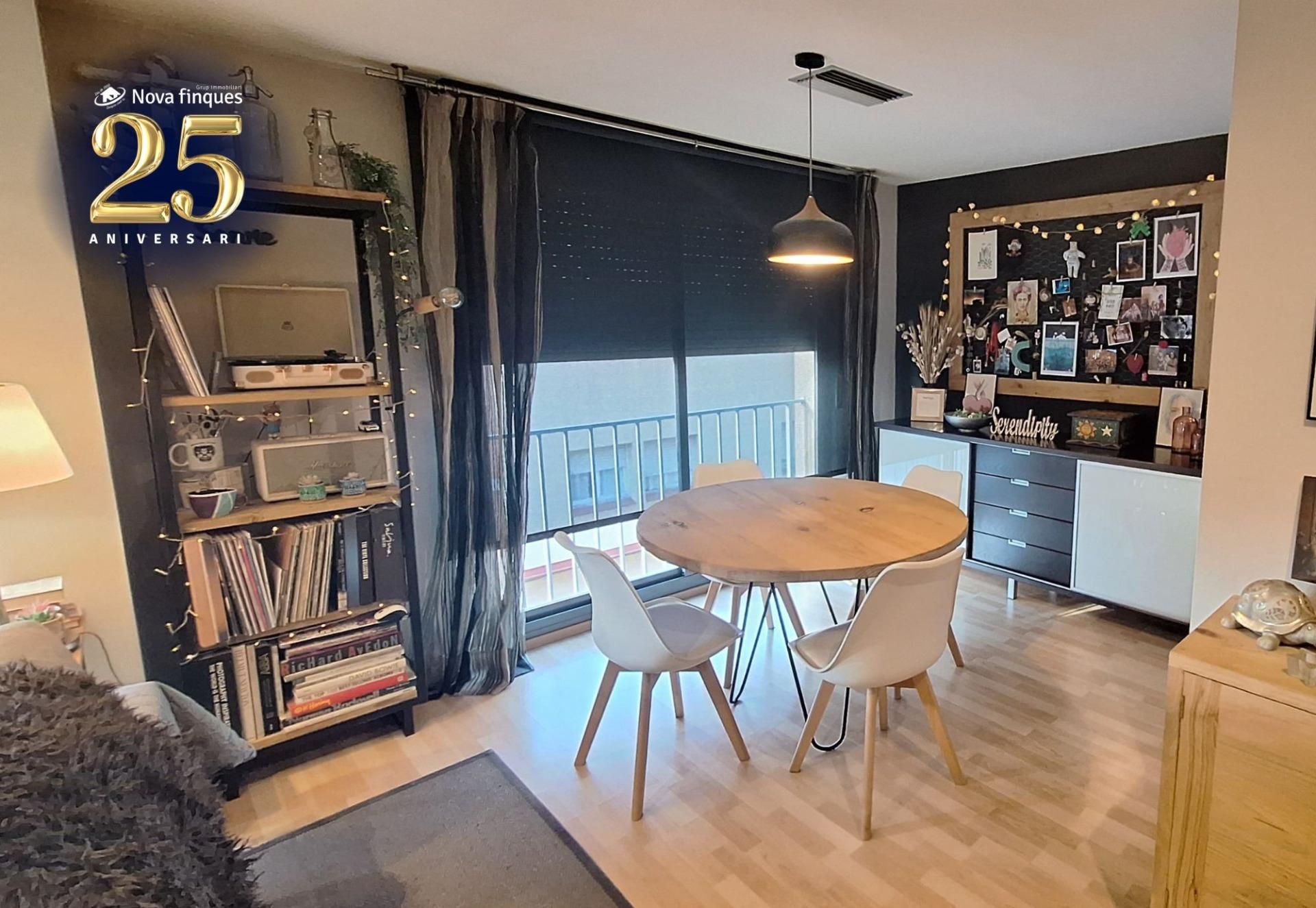 Dining room of Flat for sale in Sabadell  with Heating, Parquet flooring and Terrace