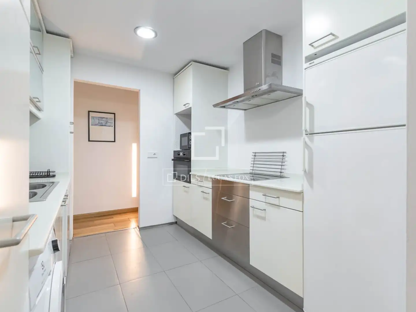 Küche von Wohnung zum Verkauf in Barcelona mit Klimaanlage, Heizung und Parkett