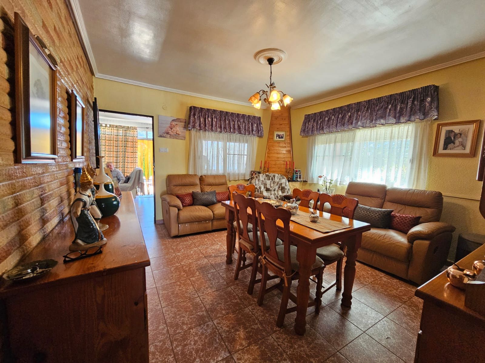 Dining room of House or chalet for sale in Castellón de la Plana / Castelló de la Plana  with Air Conditioner, Heating and Private garden