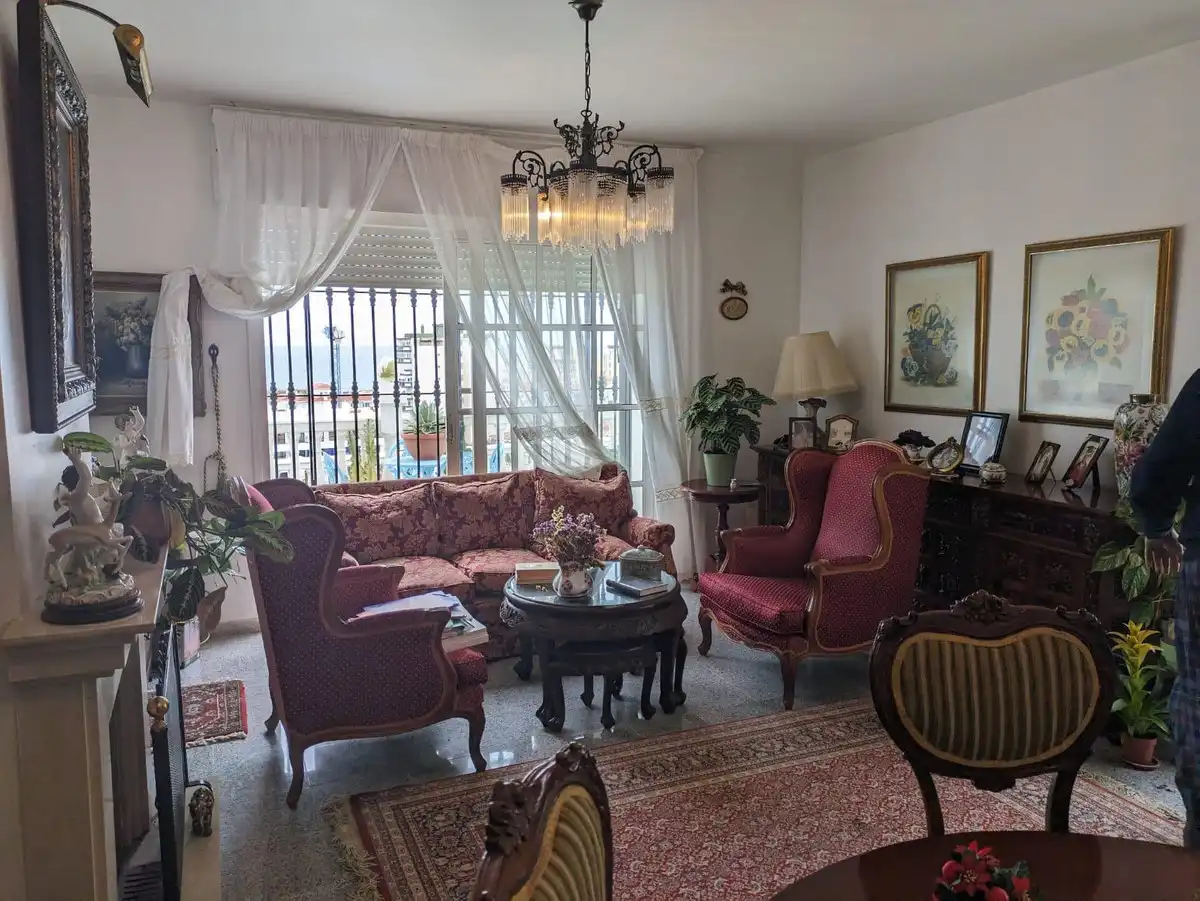 Wohnzimmer von Wohnungen zum Verkauf in Torremolinos mit Klimaanlage, Heizung und Terrasse