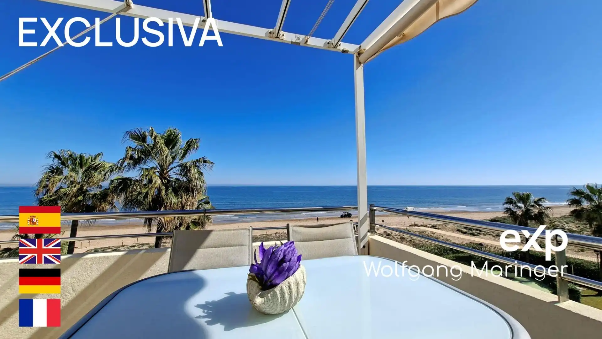 Terrace of Attic for sale in Oliva  with Air Conditioner, Heating and Private garden