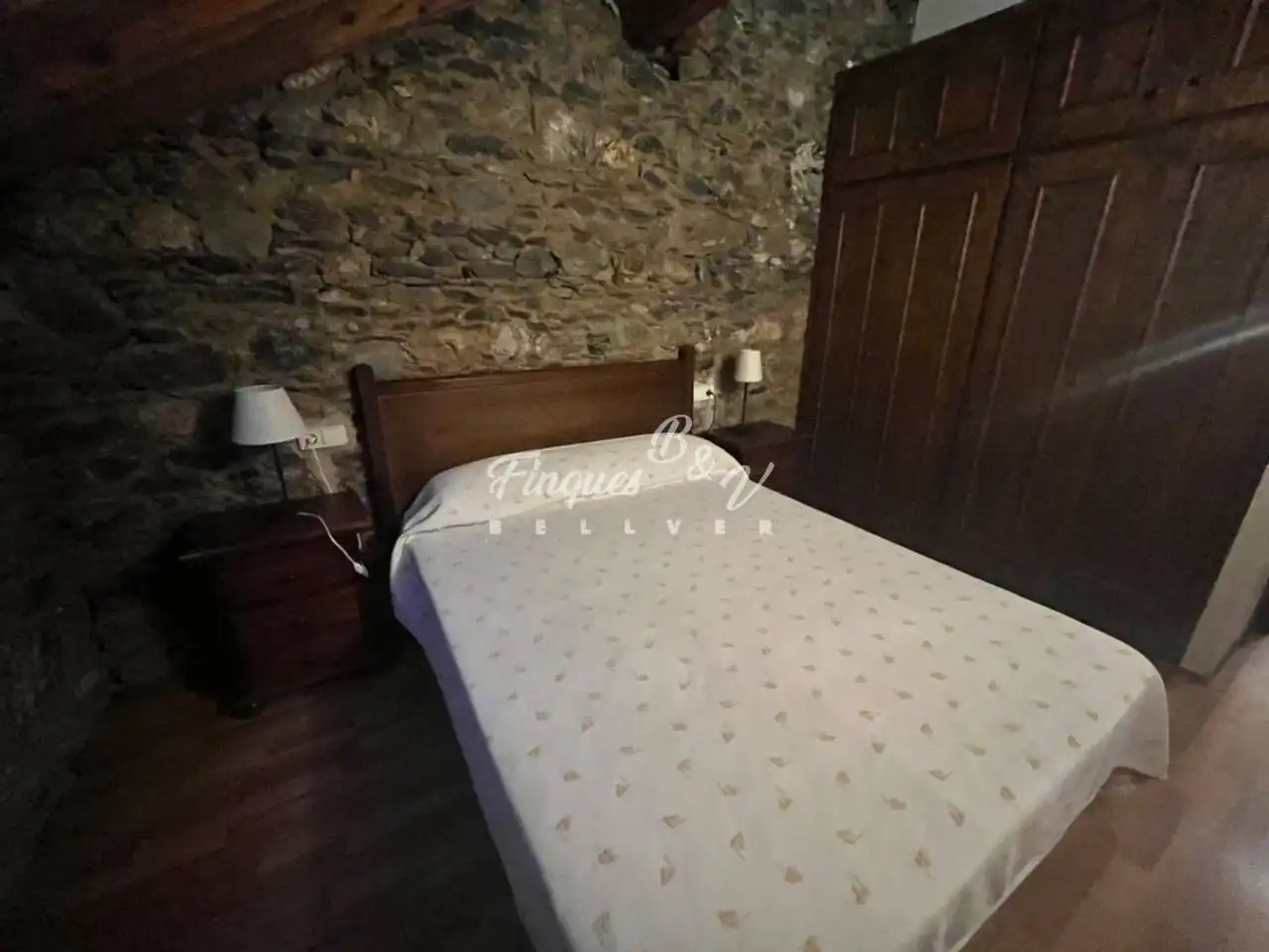 Schlafzimmer von Wohnung zur Miete in Llívia mit Heizung, Parkett und Möbliert