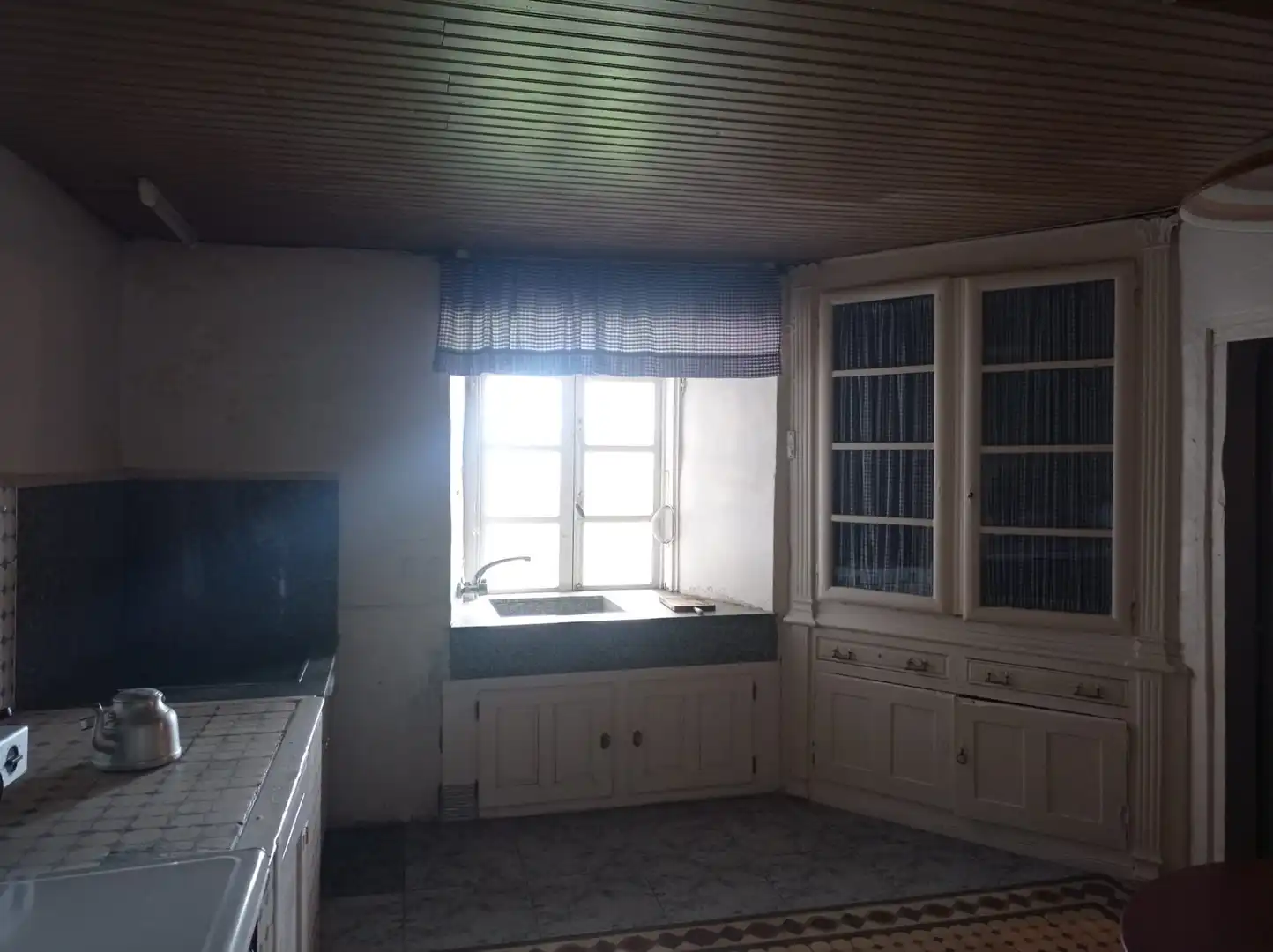 Cuina de Casa adosada en venda en A Fonsagrada  amb Jardí privat, Moblat i Balcó