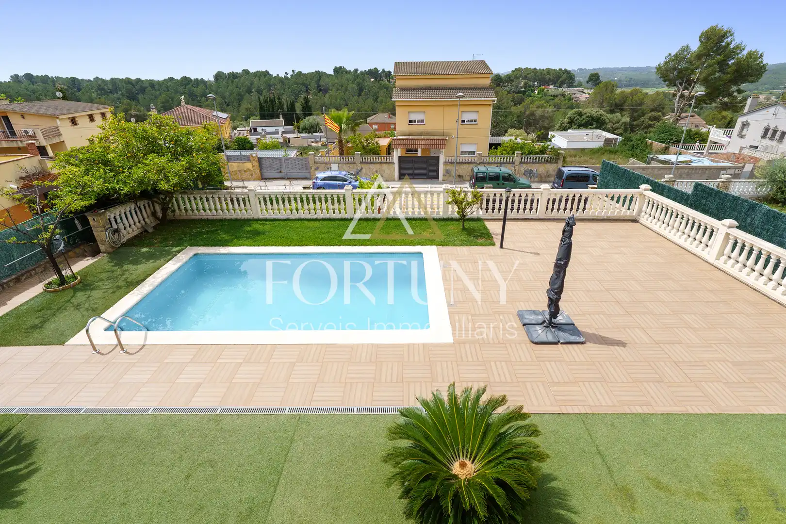 Piscina de Casa o xalet en venda en El Catllar  amb Aire condicionat, Piscina i Balcó