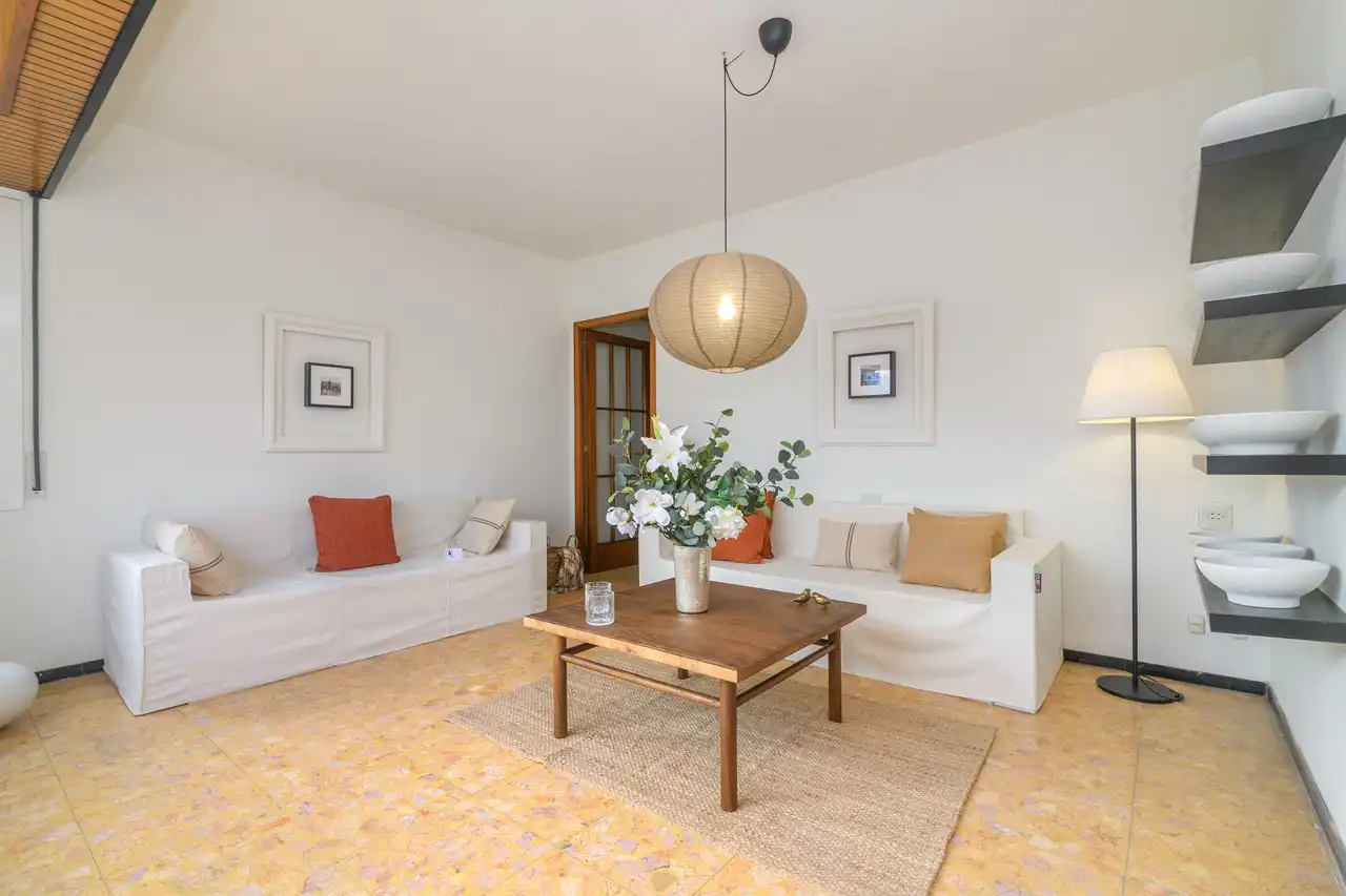 Sala d'estar de Àtic en venda en Manresa amb Calefacció, Terrassa i Traster