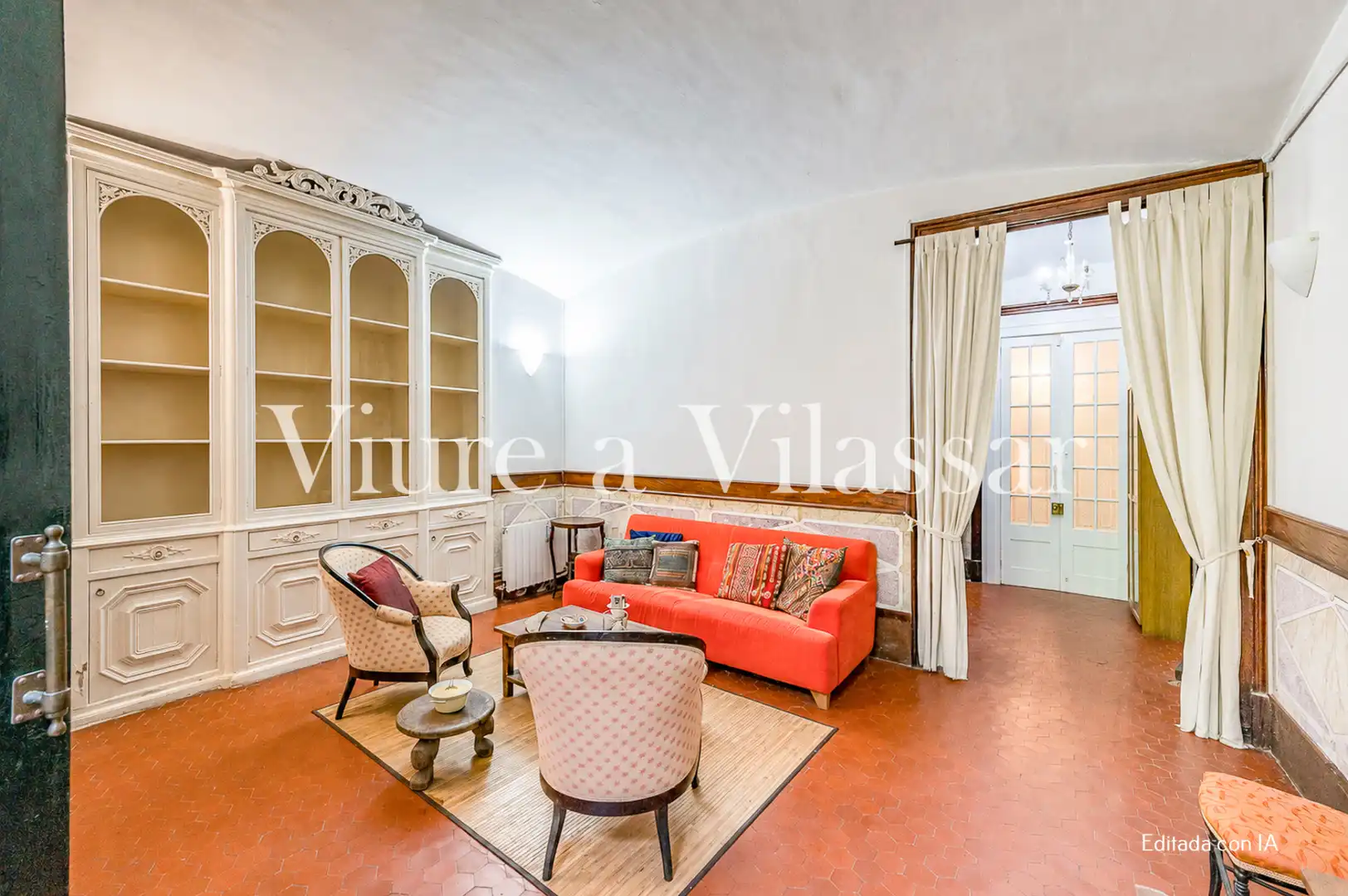 Sala d'estar de Casa adosada en venda en Vilassar de Mar amb Aire condicionat, Calefacció i Jardí privat