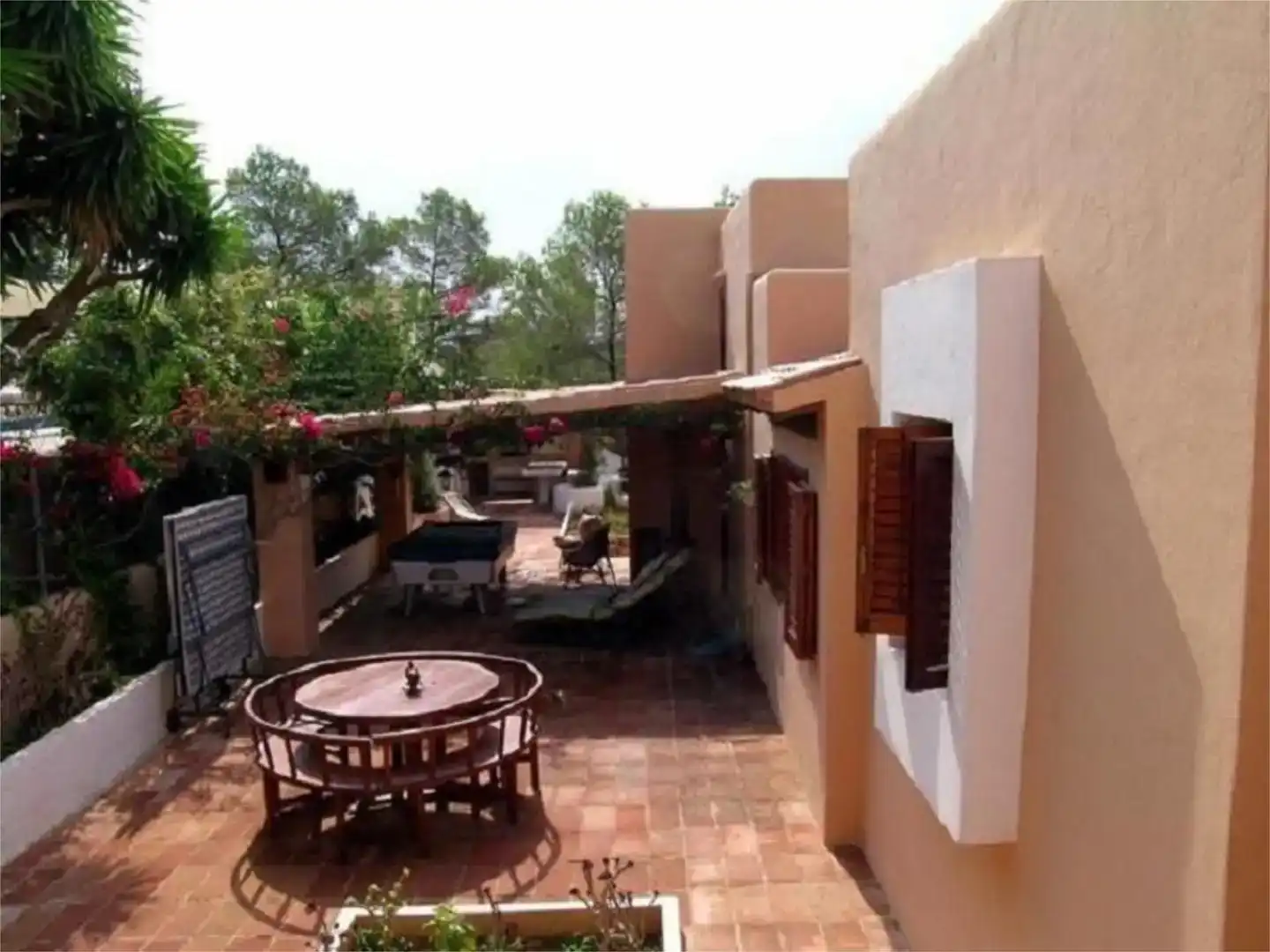Terrassa de Casa o xalet de lloguer en Santa Eulària des Riu amb Aire condicionat i Piscina