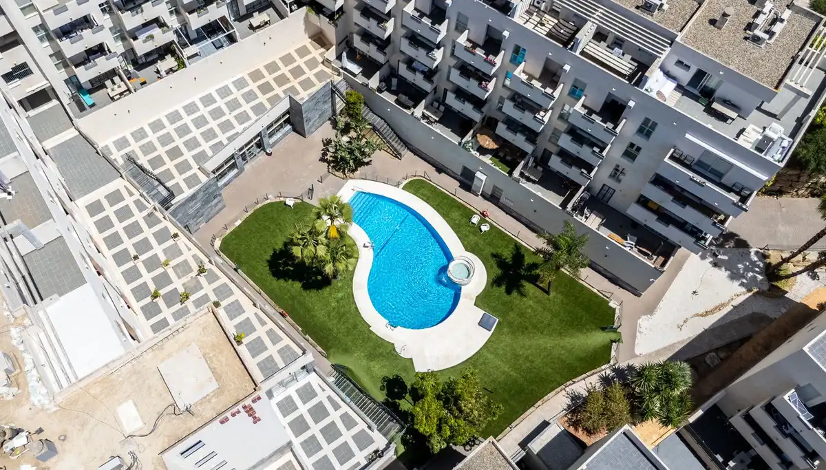 Piscina de Apartamento en venta en Mijas con Aire acondicionado, Calefacción y Terraza