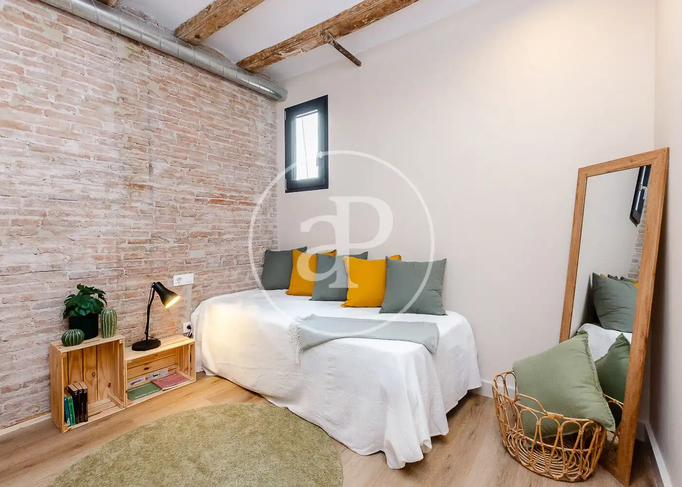 Schlafzimmer von Wohnung zum Verkauf in Barcelona mit Heizung und Balkon