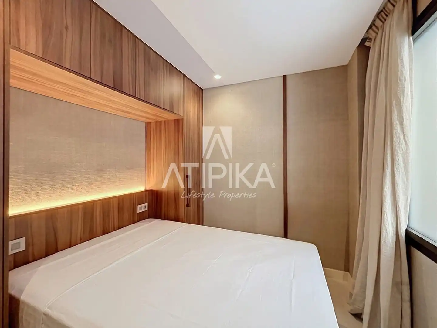 Bedroom of Flat for rent in Barcelona  with Air Conditioner, Terrace and Furnished