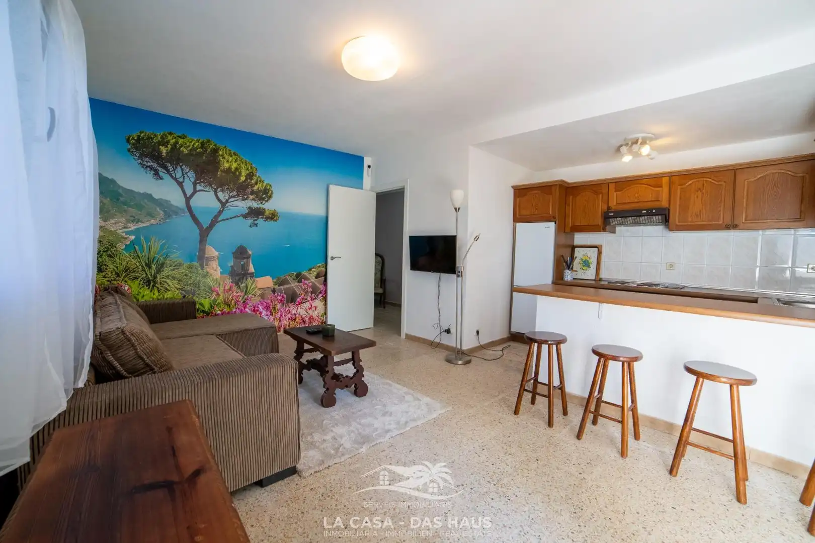 Sala d'estar de Casa o xalet en venda en Lloret de Mar amb Jardí privat, Terrassa i Balcó