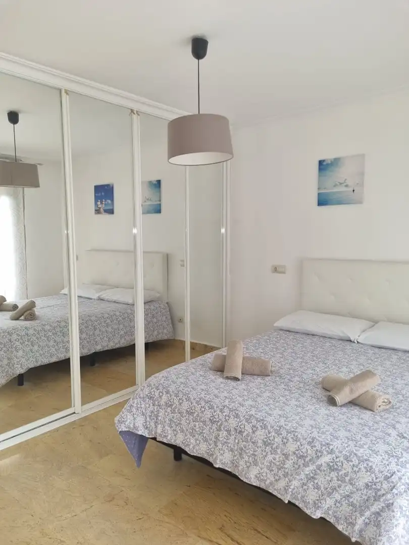 Bedroom of Houses for rent in Benidorm  with Air Conditioner, Swimming Pool and Furnished