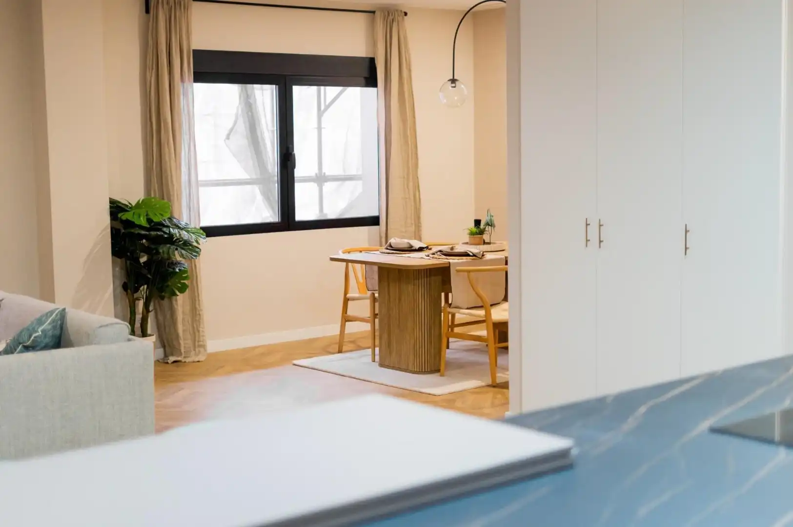 Dining room of Flat for rent in Valencia  with Air Conditioner, Heating and Storage room