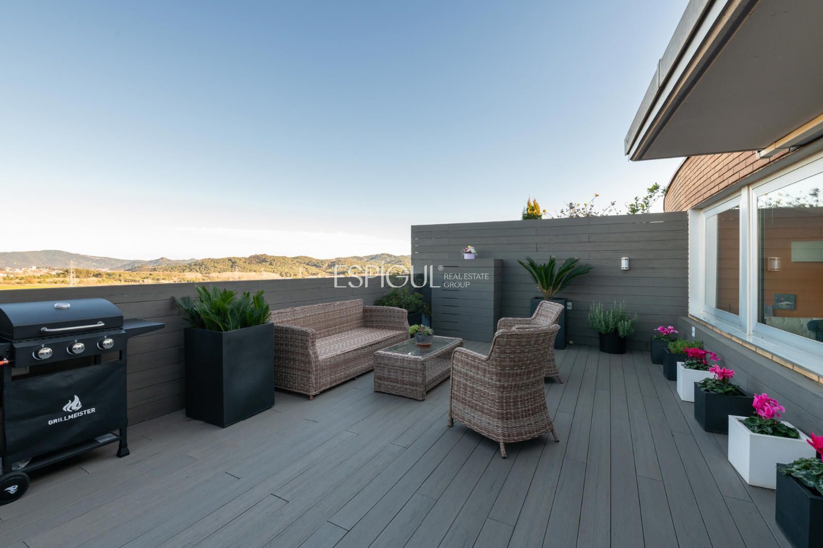 Terrace of Duplex for sale in Sant Cugat del Vallès  with Air Conditioner, Heating and Parquet flooring