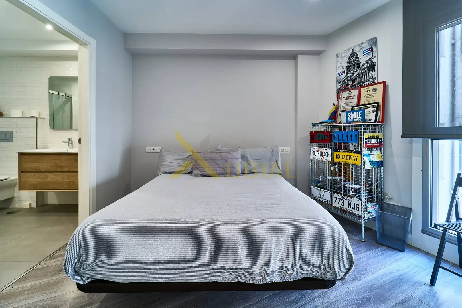 Bedroom of Flat for sale in A Coruña Capital   with Storage room, Furnished and Balcony