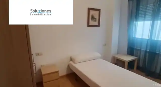 Bedroom of Flat for sale in Albacete  with Heating, Furnished and Balcony