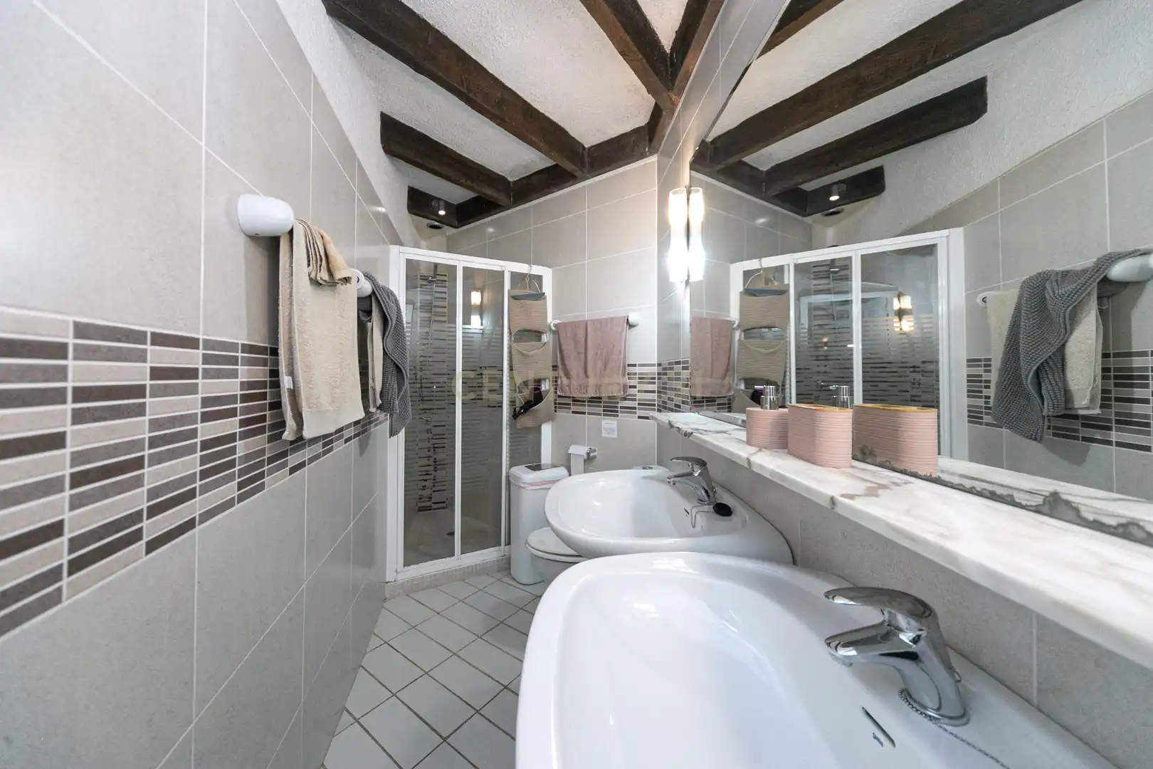 Baño de Apartamento de alquiler en Benissa con Aire acondicionado, Trastero y Piscina