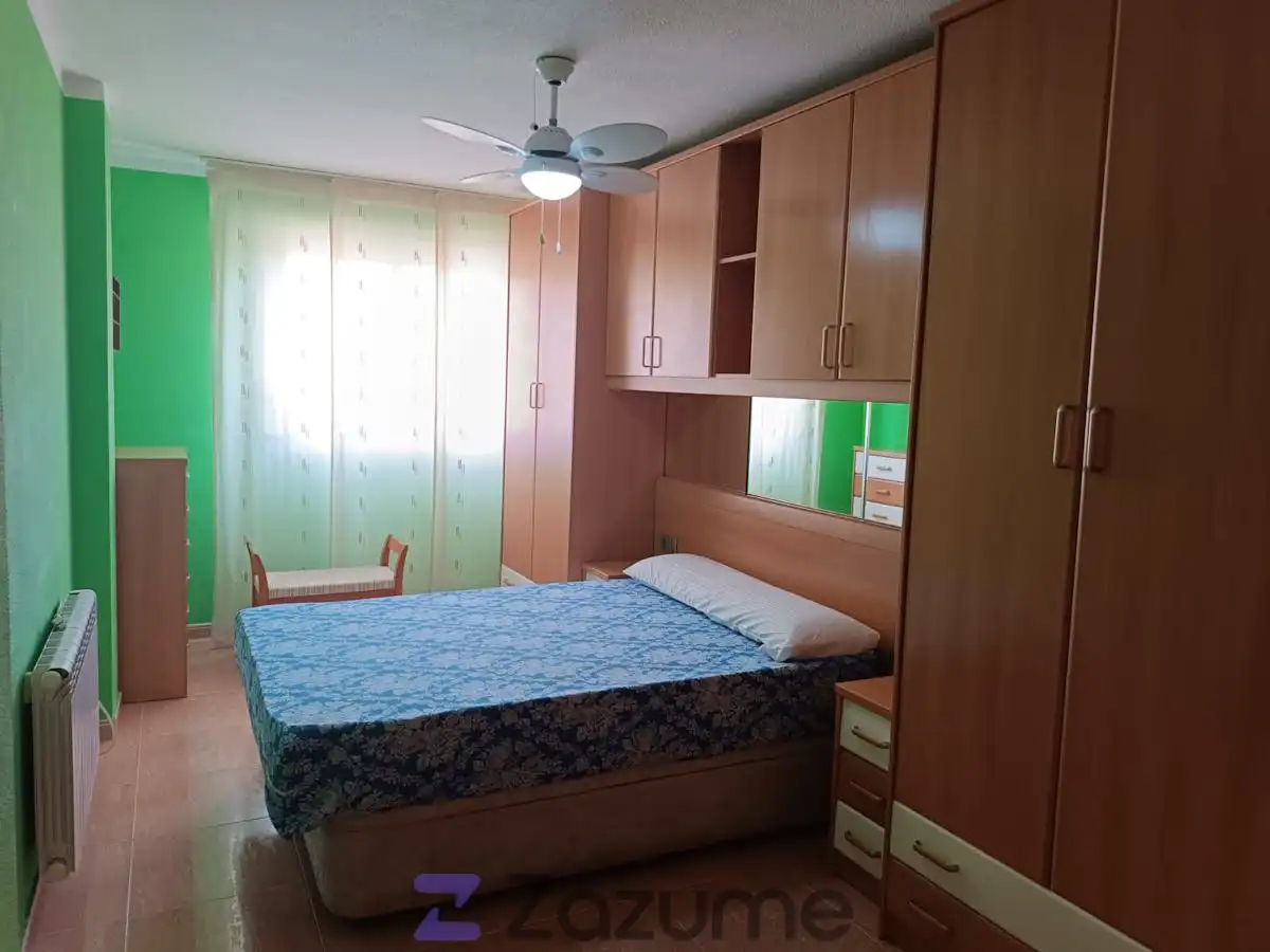 Bedroom of Flat for rent in L'Alcora  with Air Conditioner, Heating and Furnished