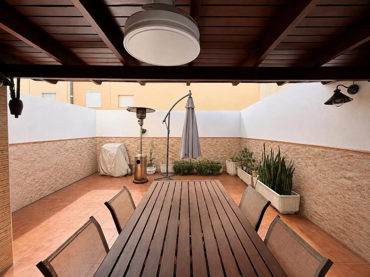 Terrassa de Casa adosada en venda en Huércal de Almería amb Aire condicionat i Calefacció